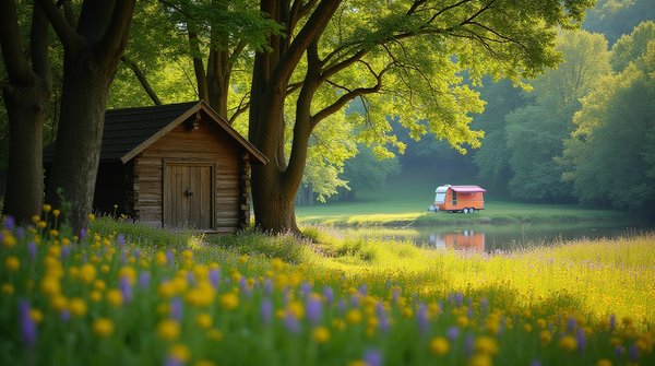 Venez vivre l'insolite en dordogne : des cabanes aux caravanes