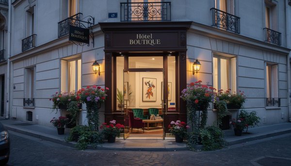 Hôtel-boutique de petite taille à Paris : une expérience intime et raffinée